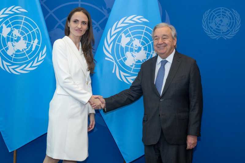Ministrul Oana Țoiu - întâlnire cu secretarul general al Națiunilor Unite