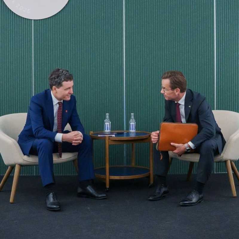 Președintele Nicușor Dan a discutat cu premierul Suediei despre descurajarea de către NATO a amenințărilor ruse