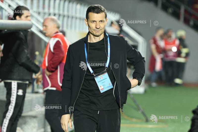 Fotbal: Rapid București a anunțat despărțirea de antrenorul Constantin Gâlcă
