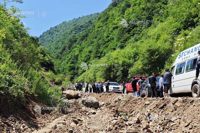 Alunecare de teren în nord-vestul Chinei: Bilanțul urcă la 21 de morți