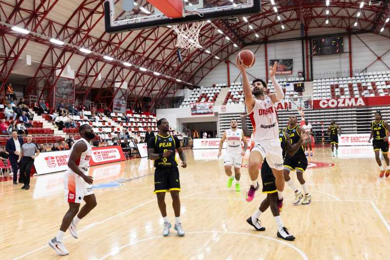 Baschet masculin: CS Dinamo București s-a calificat fără emoții în grupele FIBA Europe Cup
