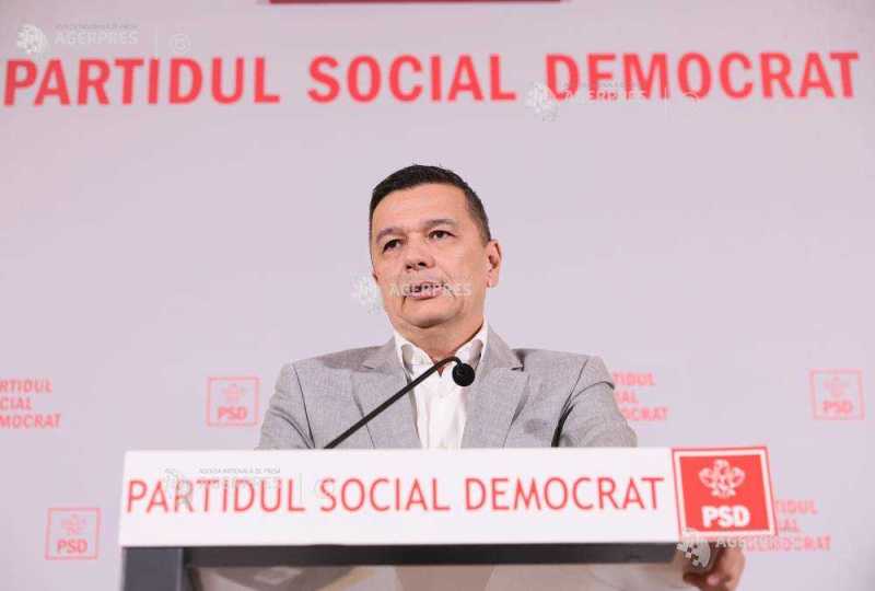 Sorin Grindeanu: PSD susține refacerea unei majorități stabile alături de PNL și UDMR
