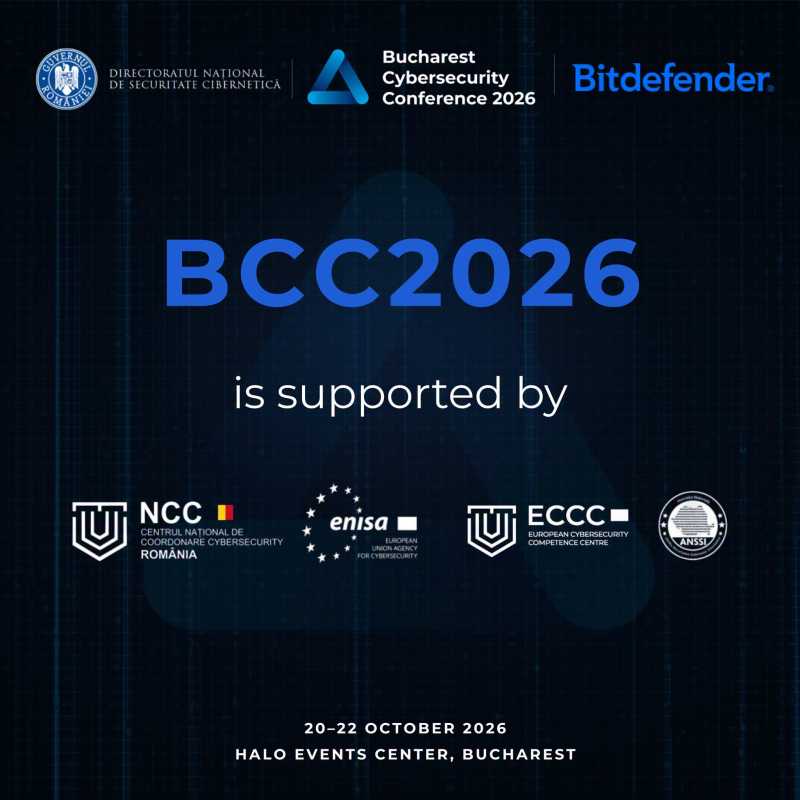 Bucharest Cybersecurity Conference 2026 reunește la București, timp de trei zile, lideri internaționali și experți în securitate cibernetică