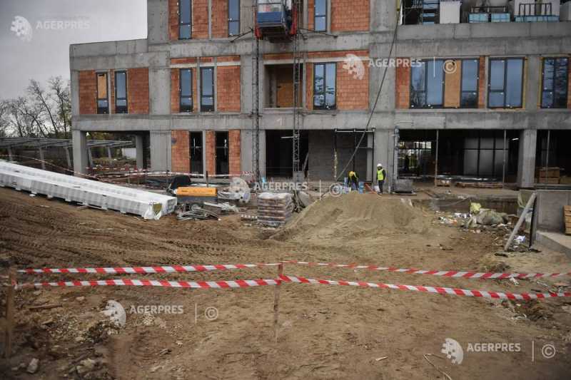 Az első nyolc hónapban 15,4 százalékkal nőtt az építőipari termelés Romániában