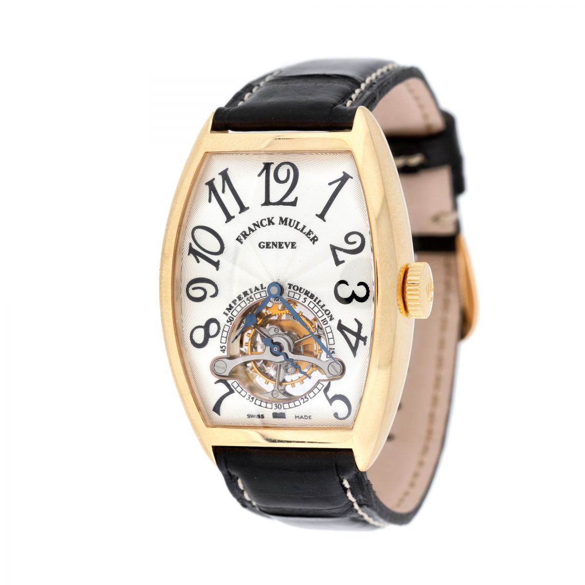 Ceas Franck Muller Tourbillon, din aur, de mână, bărbătesc, în cutie originală